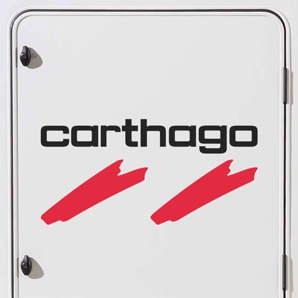 Camper van decals: Carthago