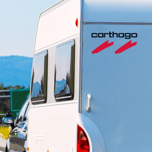 Camper van decals: Carthago