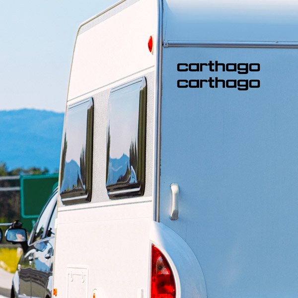 Camper van decals: Carthago 2