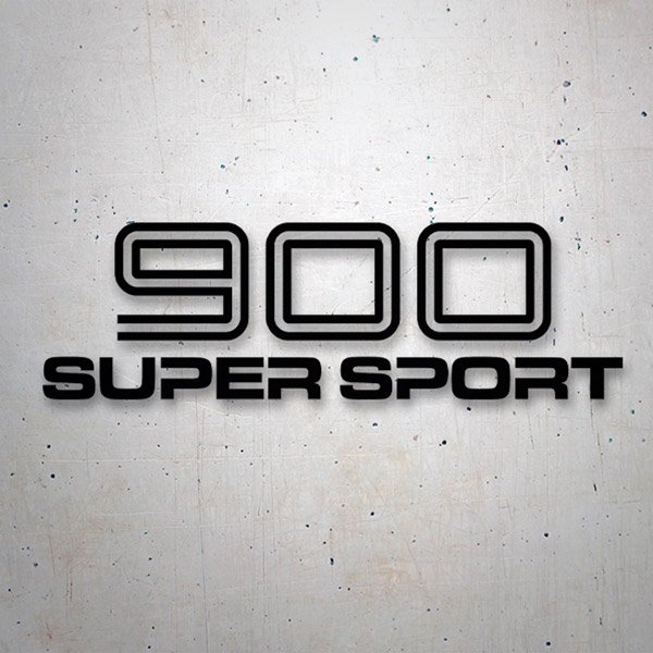 Car & Motorbike Stickers: Ducati 900 Super Sport