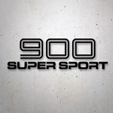 Car & Motorbike Stickers: Ducati 900 Super Sport 2