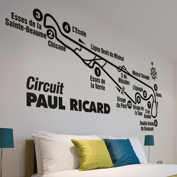 Wall Stickers: Circuit Paul Ricard