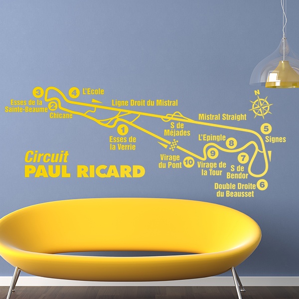 Wall Stickers: Circuit Paul Ricard