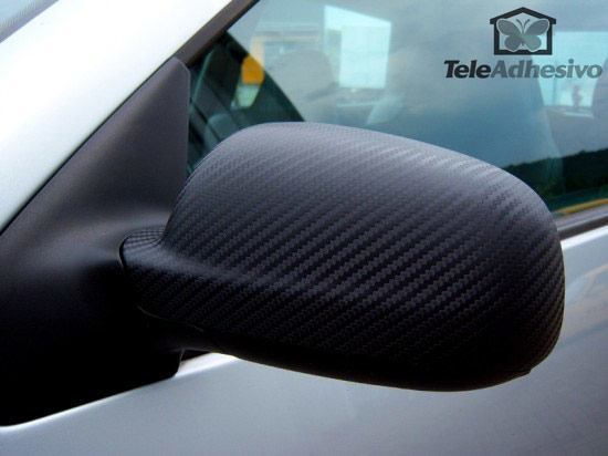 Car & Motorbike Stickers: Carbon fiber vinyl wrap 100cm