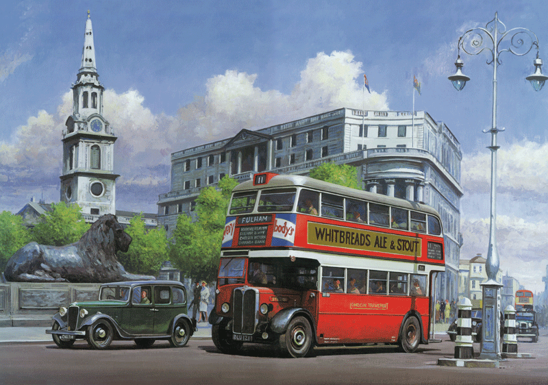 Wall mural London bus | MuralDecal.com