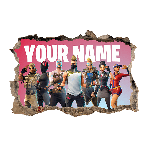 Wall Stickers: Fortnite Customized