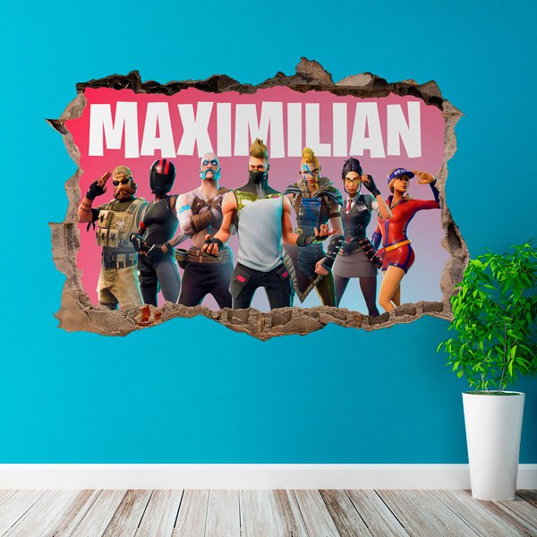 Wall Stickers: Fortnite Customized