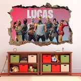 Wall Stickers: Fortnite Customized 4