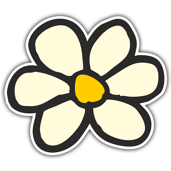 Sticker Flower Margarita Guru | MuralDecal.com