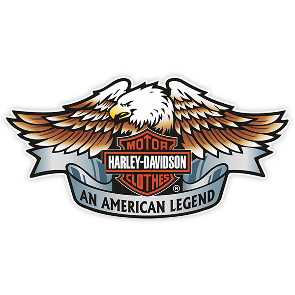 Sticker Harley Davidson an American Legend | MuralDecal.com