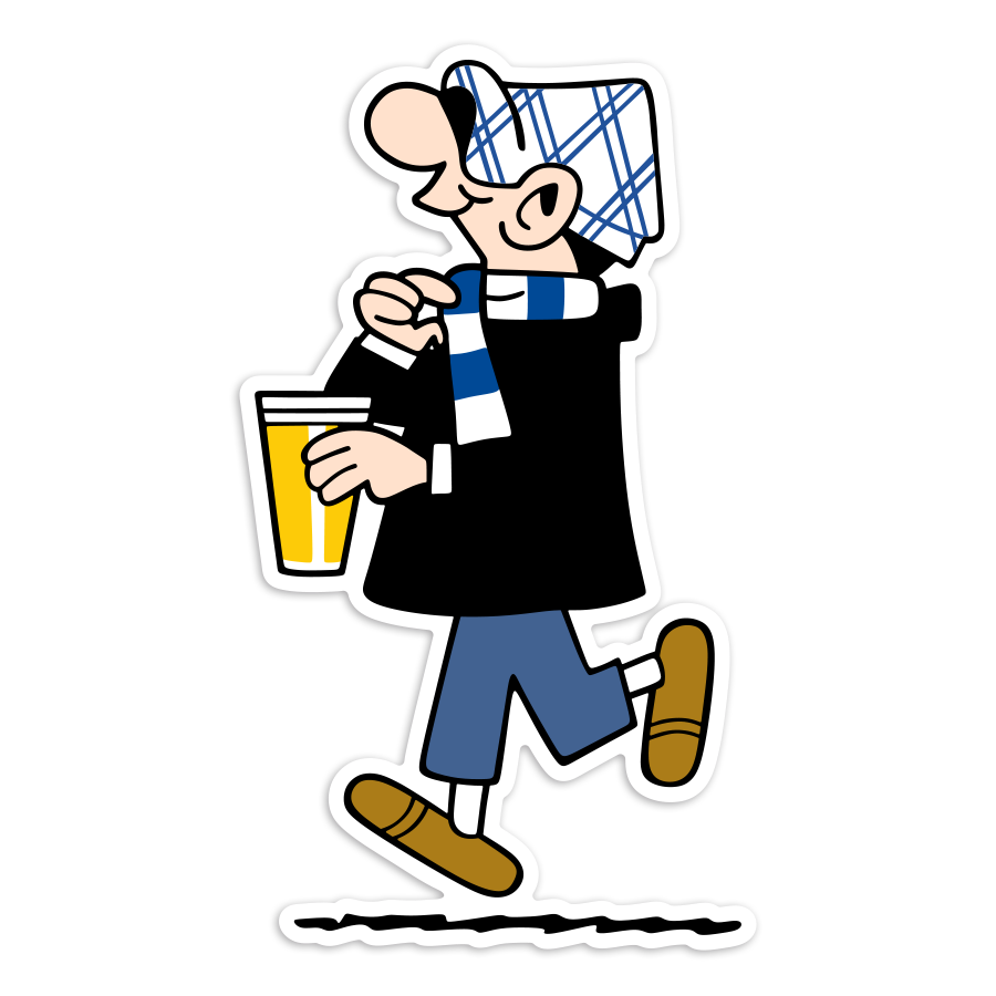 Car & Motorbike Stickers: Andy Capp Ultra Real Madrid