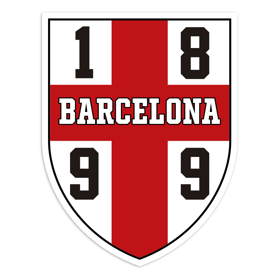 Car & Motorbike Stickers: Blason Rétro FC Barcelone 1899