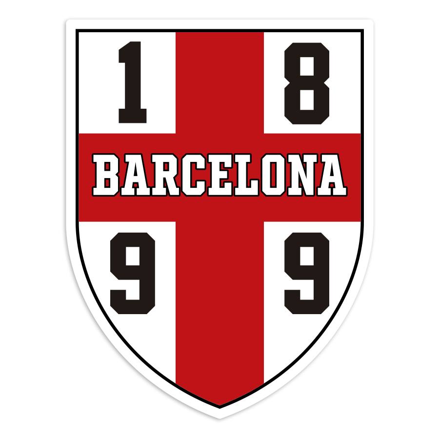 Car & Motorbike Stickers: Hooligan Shield Barcelona 1899