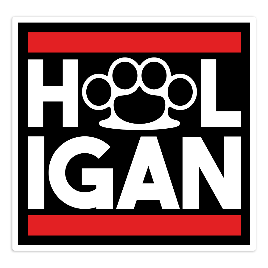 Car & Motorbike Stickers: Hooligan Brass Knuckle