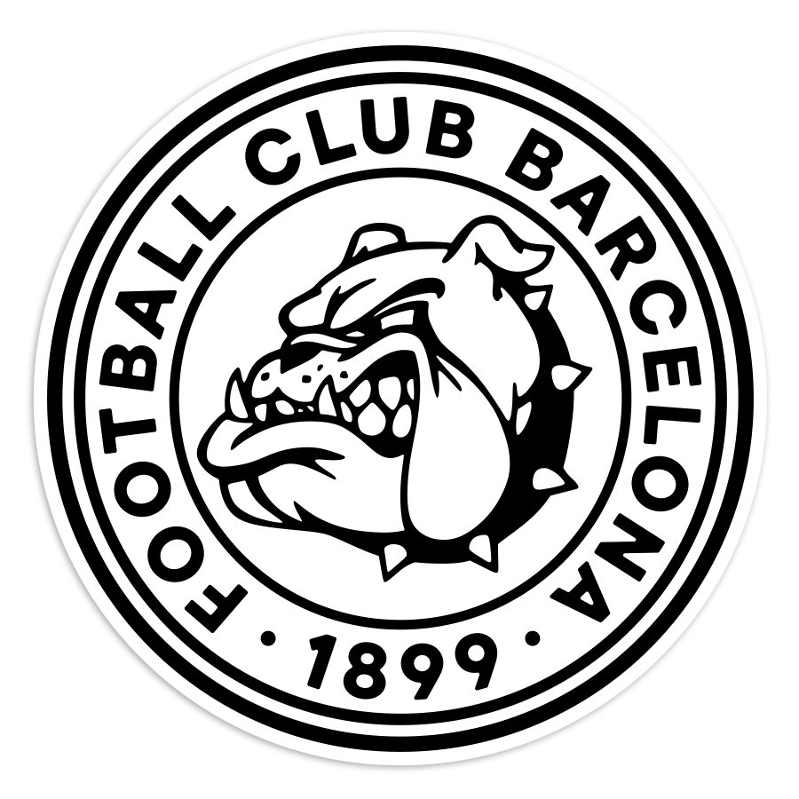 Car & Motorbike Stickers: 1899 Bulldog Football Club Barcelona