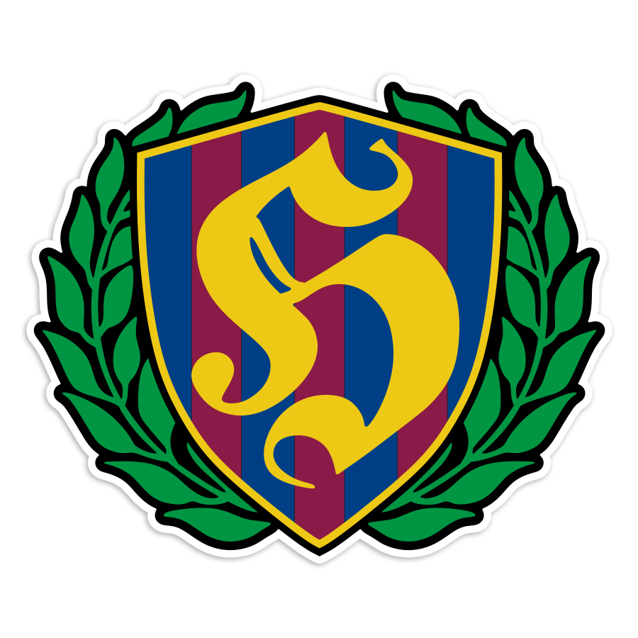 Car & Motorbike Stickers: Hooligan Laurel Crest FCB