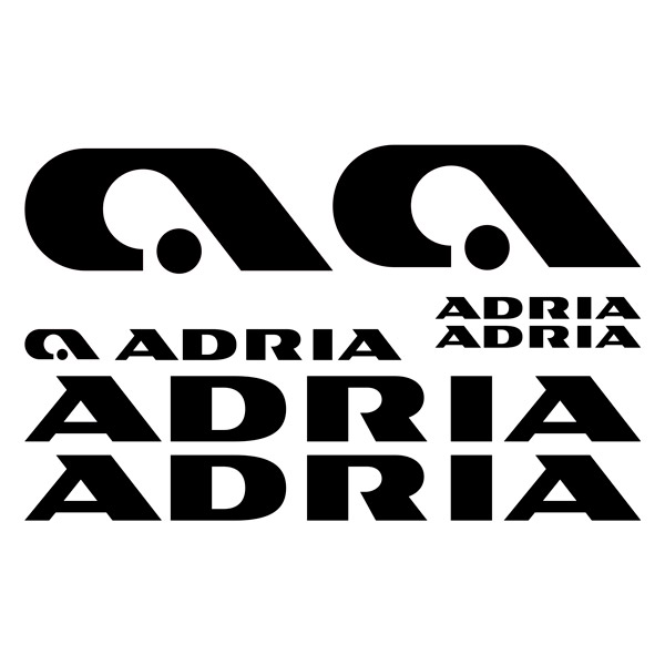 Camper van decals: Kit New Adria