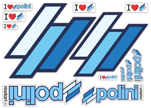 Sticker Set POLINI logos