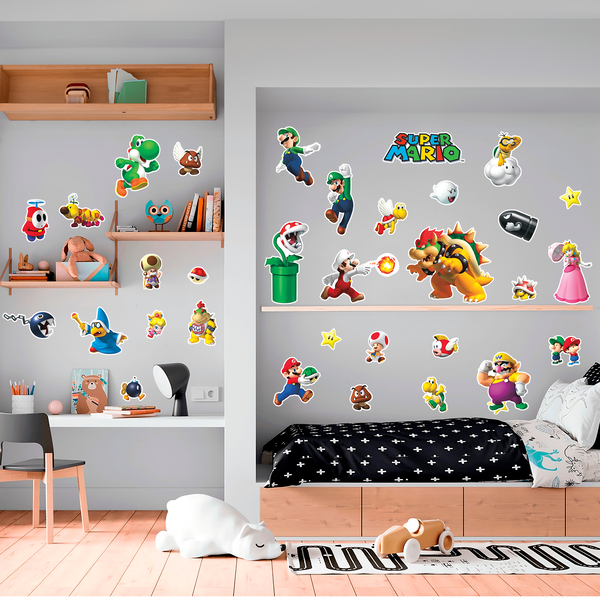Decorative Stickers Super Mario Bros Nintendo