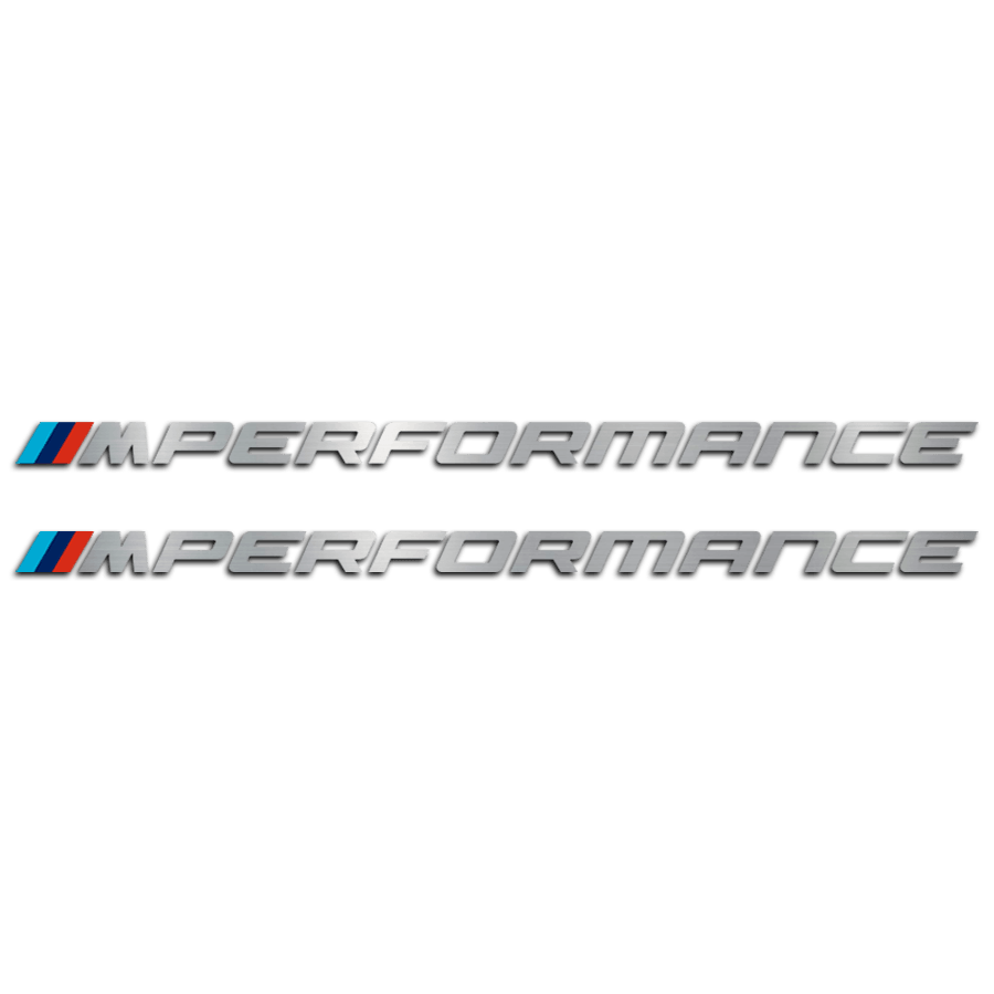 Car & Motorbike Stickers: M Performance set x2