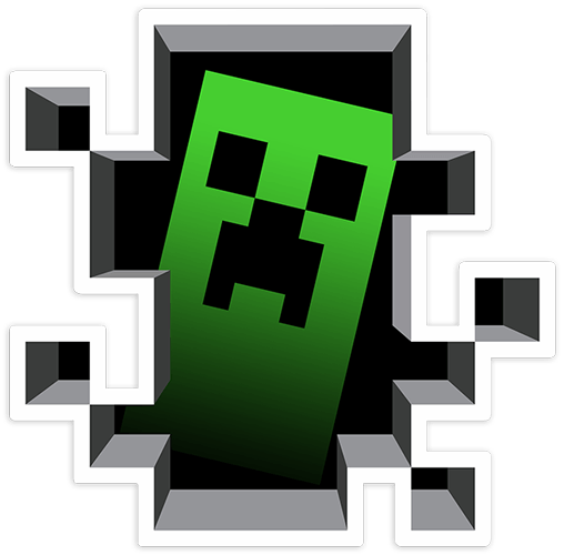 Car & Motorbike Stickers: Sticker Minecraft Crepper