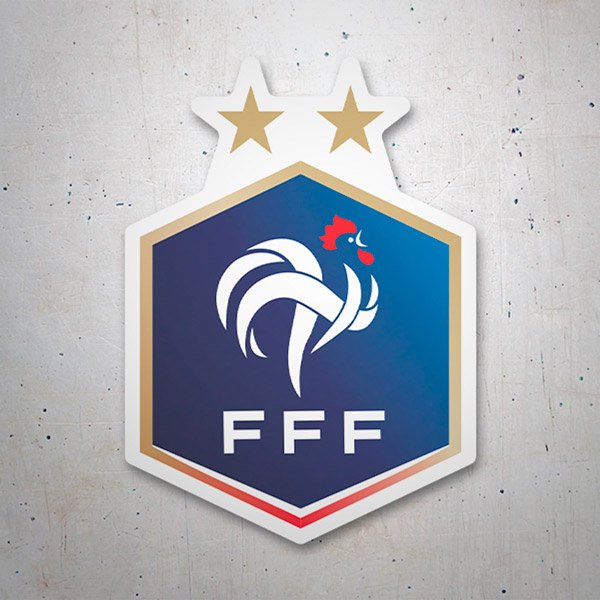 Car & Motorbike Stickers: France - Bouclier de football