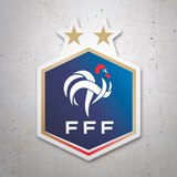 Car & Motorbike Stickers: France - Bouclier de football 3