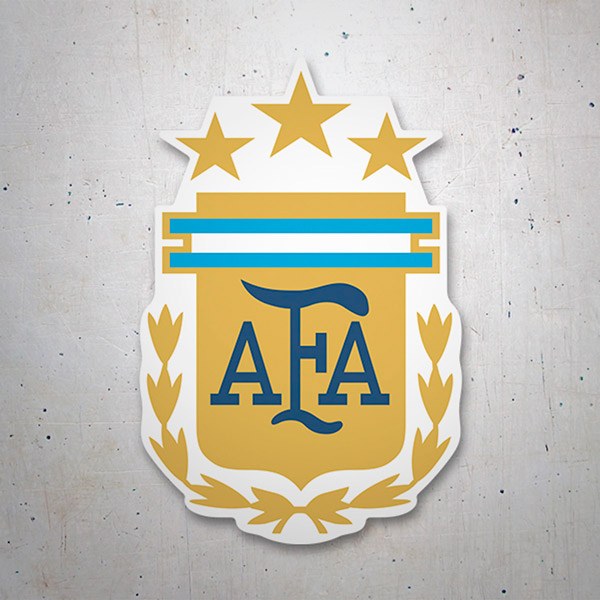 Car & Motorbike Stickers: Argentina - Football Shield