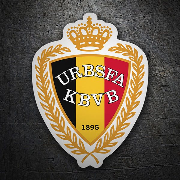 Car & Motorbike Stickers: Belgium - Football Shield