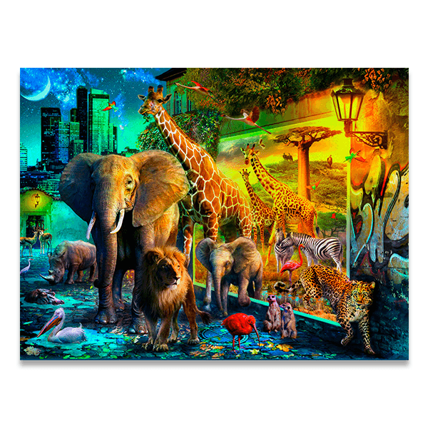 Wall Stickers: Animals at night