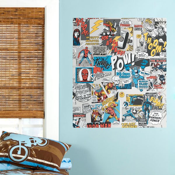 Wall Stickers: Marvel Comic Book