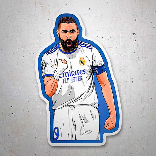 Car & Motorbike Stickers: Benzema