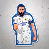 Car & Motorbike Stickers: Benzema 3