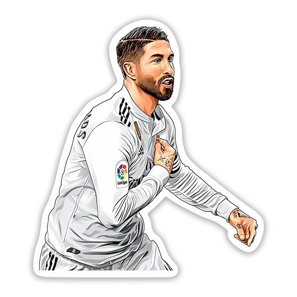 Car & Motorbike Stickers: Sergio Ramos