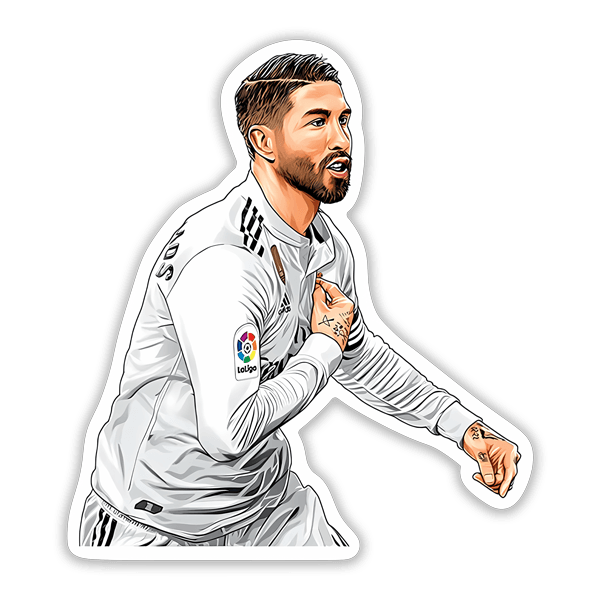 Car & Motorbike Stickers: Sergio Ramos