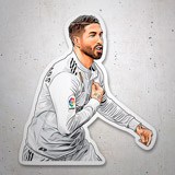 Car & Motorbike Stickers: Sergio Ramos 3