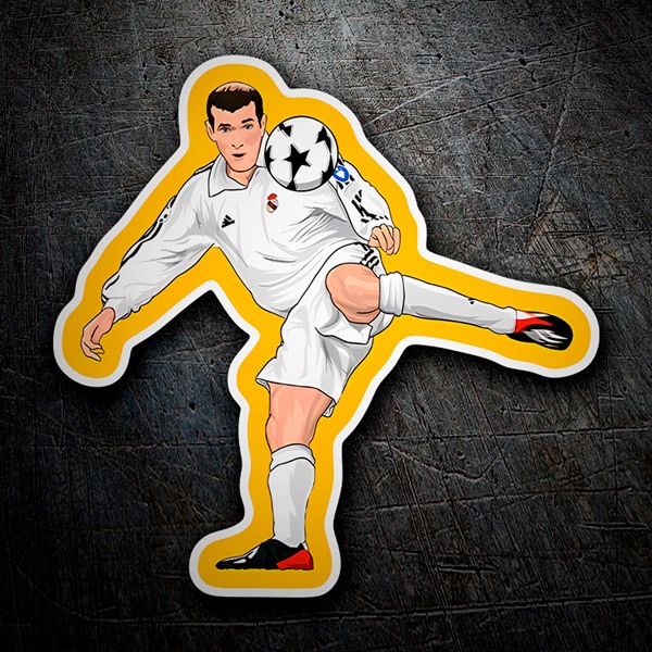 Car & Motorbike Stickers: Zidane