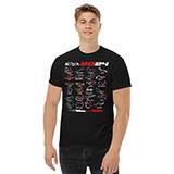 T-shirts: Formula 1 Circuits Flags T-shirt 3