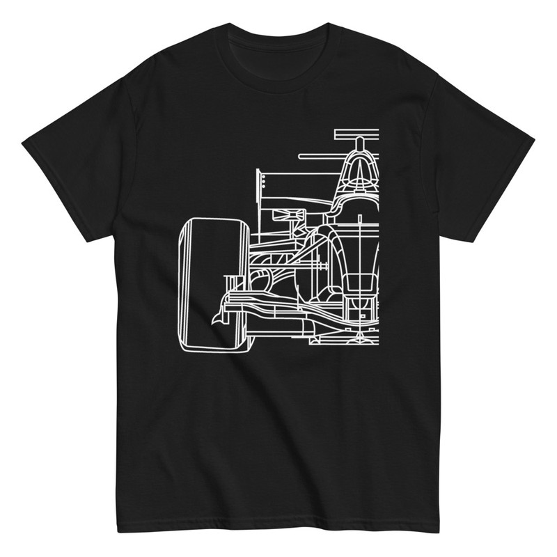 T-shirts: Formula 1 Car Sketch T-shirt for Motor Lovers