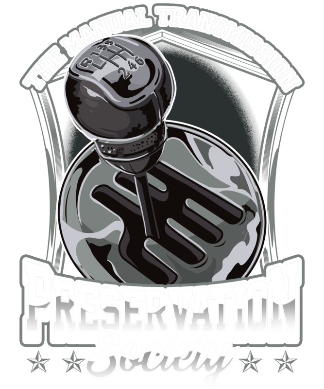 T-shirts: The Manual Transmission Preservation Society 2