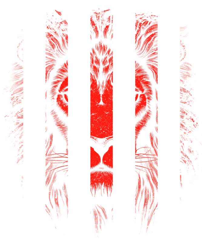 T-shirts: Graphic tee lion for fans