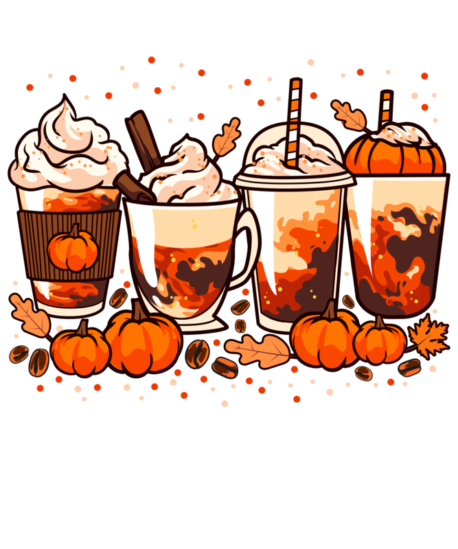 T-shirts: Halloween Autumn Coffees