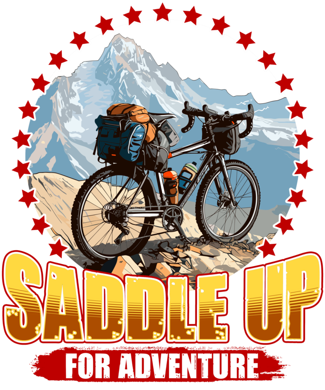 T-shirts: Saddle Up Adventure Bike