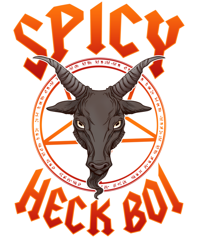 T-shirts: Spicy Heck Boi Goat Halloween