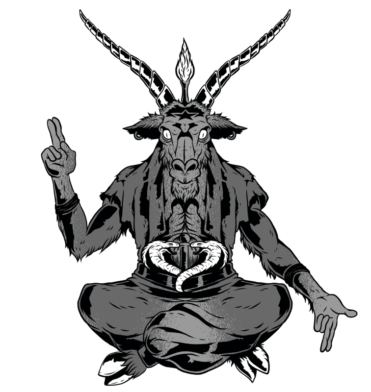 T-shirts: Goat Baphomet for Halloween