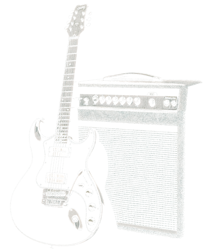 T-shirts: Rock Electric Guitar and Amplifier