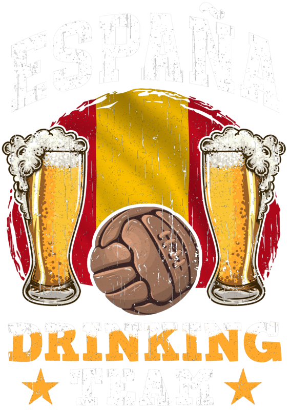 T-shirts: Spain Drink Team Beer Support Selection