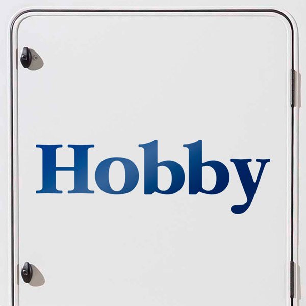 Camper van decals: Hobby 2