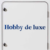 Camper van decals: Hobby de luxe 2