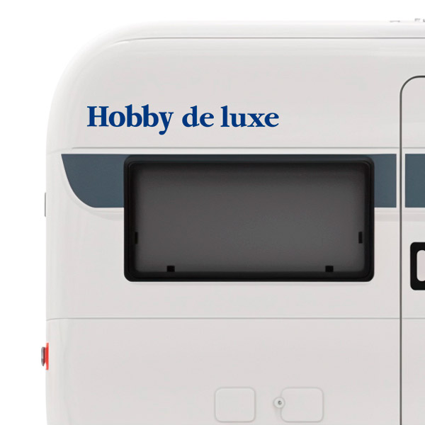 Camper van decals: Hobby de luxe